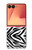 S3056 シマウマスキングラフィックプリント Zebra Skin Texture Graphic Printed Samsung Galaxy Z Flip 7 バックケース、フリップケース・カバー