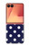 S3533 ブルーの水玉 Blue Polka Dot Samsung Galaxy Z Flip 7 バックケース、フリップケース・カバー