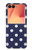 S3533 ブルーの水玉 Blue Polka Dot Samsung Galaxy Z Flip 7 バックケース、フリップケース・カバー