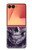 S3582 紫の頭蓋骨 Purple Sugar Skull Samsung Galaxy Z Flip 7 バックケース、フリップケース・カバー