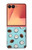 S3860 ココナッツドット柄 Coconut Dot Pattern Samsung Galaxy Z Flip 7 バックケース、フリップケース・カバー