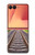 S3866 鉄道直線線路 Railway Straight Train Track Samsung Galaxy Z Flip 7 バックケース、フリップケース・カバー