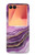 S3896 紫色の大理石の金の筋 Purple Marble Gold Streaks Samsung Galaxy Z Flip 7 バックケース、フリップケース・カバー