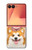 S3918 赤ちゃんコーギー犬コーギー女の子キャンディー Baby Corgi Dog Corgi Girl Candy Samsung Galaxy Z Flip 7 バックケース、フリップケース・カバー