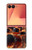 S3985 火の頭蓋骨のドラマー Fire Skull Drummer Samsung Galaxy Z Flip 7 バックケース、フリップケース・カバー