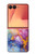 S4001 マルチカラーの抽象画 ライラック エメラルド Multicolored Abstract Lilac Emerald Samsung Galaxy Z Flip 7 バックケース、フリップケース・カバー