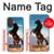 S0934 黒野生馬 Wild Black Horse iPhone 17 バックケース、フリップケース・カバー