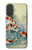 S1654 魚アート絵画 Koi Carp Fish Art Painting iPhone 17 バックケース、フリップケース・カバー