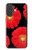 S2478 赤デイジーの花 Red Daisy flower iPhone 17 バックケース、フリップケース・カバー