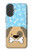 S2669 犬の足 骨 可愛い漫画のパターン Cute Dog Paws Bones Cartoon iPhone 17 バックケース、フリップケース・カバー