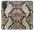 S2703 スネークスキンテクスチャグラフィックプリント Snake Skin Texture Graphic Printed iPhone 17 バックケース、フリップケース・カバー