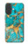 S2906 アクアターコイズ宝石グラフィックプリント Aqua Turquoise Stone iPhone 17 バックケース、フリップケース・カバー