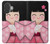 S3042 雛人形 着物桜 Japan Girl Hina Doll Kimono Sakura iPhone 17 バックケース、フリップケース・カバー