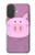 S3269 豚の漫画 Pig Cartoon iPhone 17 バックケース、フリップケース・カバー