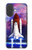 S3913 カラフルな星雲スペースシャトル Colorful Nebula Space Shuttle iPhone 17 バックケース、フリップケース・カバー