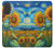 S4019 ひまわり ヴァン・ゴッホ風 Sunflower Van Gogh Style iPhone 17 バックケース、フリップケース・カバー