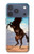 S0934 黒野生馬 Wild Black Horse iPhone 17 Pro, 18 Pro バックケース、フリップケース・カバー