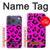 S1850 ピンクのヒョウ柄 Pink Leopard Pattern iPhone 17 Pro バックケース、フリップケース・カバー