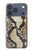 S2703 スネークスキンテクスチャグラフィックプリント Snake Skin Texture Graphic Printed iPhone 17 Pro, 18 Pro バックケース、フリップケース・カバー