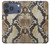 S2703 スネークスキンテクスチャグラフィックプリント Snake Skin Texture Graphic Printed iPhone 17 Pro, 18 Pro バックケース、フリップケース・カバー