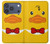 S2760 イエロー アヒル タキシード 漫画 Yellow Duck Tuxedo Cartoon iPhone 17 Pro バックケース、フリップケース・カバー
