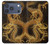 S2804 ゴールドドラゴンプリント Chinese Gold Dragon Printed iPhone 17 Pro バックケース、フリップケース・カバー