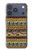 S2860 アステカ ヒッピー柄 Aztec Boho Hippie Pattern iPhone 17 Pro, 18 Pro バックケース、フリップケース・カバー