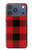S2931 レッドバッファローチェック柄 Red Buffalo Check Pattern iPhone 17 Pro, 18 Pro バックケース、フリップケース・カバー
