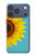 S3039 ひまわり Vintage Sunflower Blue iPhone 17 Pro, 18 Pro バックケース、フリップケース・カバー