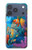 S3227 水中の世界の漫画 Underwater World Cartoon iPhone 17 Pro, 18 Pro バックケース、フリップケース・カバー