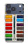 S3243 水彩絵の具セット Watercolor Paint Set iPhone 17 Pro, 18 Pro バックケース、フリップケース・カバー