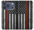 S3472 消防士細い赤線旗 Firefighter Thin Red Line Flag iPhone 17 Pro バックケース、フリップケース・カバー