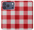 S3535 レッドギンガム Red Gingham iPhone 17 Pro バックケース、フリップケース・カバー