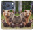 S3558 くまの家族 Bear Family iPhone 17 Pro, 18 Pro バックケース、フリップケース・カバー
