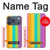 S3678 カラフルなレインボーバーティカル Colorful Rainbow Vertical iPhone 17 Pro バックケース、フリップケース・カバー