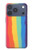 S3799 かわいい縦水彩レインボー Cute Vertical Watercolor Rainbow iPhone 17 Pro バックケース、フリップケース・カバー