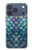 S3809 人魚の鱗 Mermaid Fish Scale iPhone 17 Pro バックケース、フリップケース・カバー