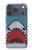 S3825 漫画のサメの海のダイビング Cartoon Shark Sea Diving iPhone 17 Pro, 18 Pro バックケース、フリップケース・カバー