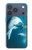 S3878 イルカ Dolphin iPhone 17 Pro, 18 Pro バックケース、フリップケース・カバー