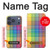 S3942 LGBTQ レインボーチェック柄タータンチェック LGBTQ Rainbow Plaid Tartan iPhone 17 Pro バックケース、フリップケース・カバー