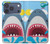 S3947 サメのヘリコプターの漫画 Shark Helicopter Cartoon iPhone 17 Pro バックケース、フリップケース・カバー