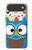 S2521 可愛いオタクフクロウ漫画 Cute Nerd Owl Cartoon iPhone Air バックケース、フリップケース・カバー