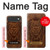 S2529 レオゾディアックタトゥーブラウングラフィック Leo Zodiac Tattoo Brown Graphic Print iPhone Air バックケース、フリップケース・カバー