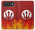 S2803 火災レッドデビル槍シンボル Fire Red Devil Spear Symbol iPhone Air バックケース、フリップケース・カバー
