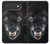 S2823 ブラックウルフ Black Wolf Blue Eyes Face iPhone Air バックケース、フリップケース・カバー