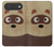 S2825 かわいいアライグマ Cute Cartoon Raccoon iPhone Air バックケース、フリップケース・カバー