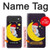 S2849 かわいいスリーピーフクロウ Cute Sleepy Owl Moon Night iPhone Air バックケース、フリップケース・カバー