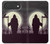 S3262 恐るべき 夜の月 墓地 Grim Reaper Night Moon Cemetery iPhone Air バックケース、フリップケース・カバー
