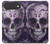 S3582 紫の頭蓋骨 Purple Sugar Skull iPhone Air バックケース、フリップケース・カバー S3582 紫の頭蓋骨 Purple Sugar Skull iPhone Air バックケース、フリップケース・カバー