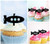TA0048 潜水艦 Submarine アクリル製 カップケーキトッパー ケーキトッパー ケーキスティック 結婚式　誕生日　パーティー　装飾用品　アクセサリー　10本